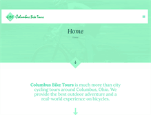Tablet Screenshot of columbusbiketours.com